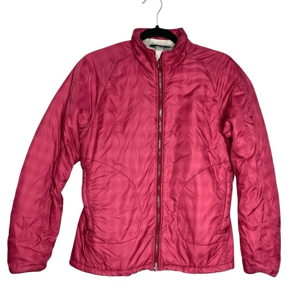 MEC Lightweight Pink/Red Berry Puffer Spring Fall Jacket, size M
